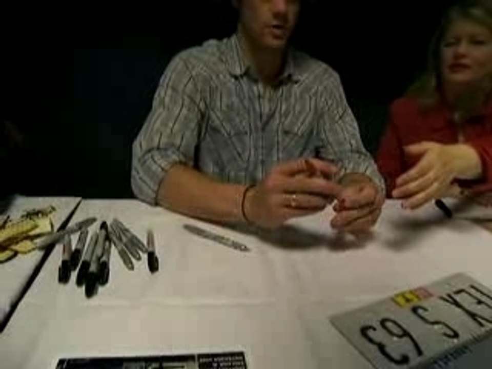 Jensen and Jared autograph line