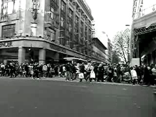 Foule sur Oxford street!