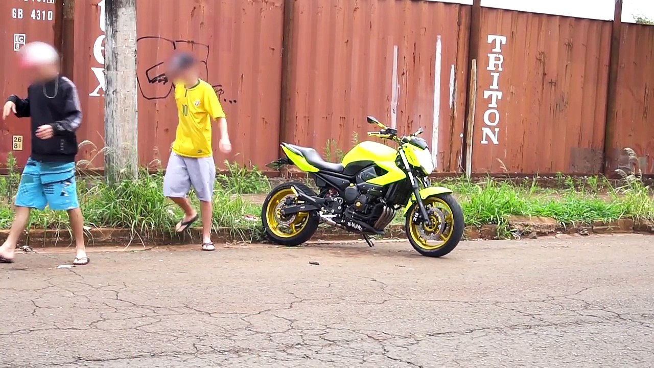 O LADRAO DA XJ6 DERRUBOU MINHA MOTO
