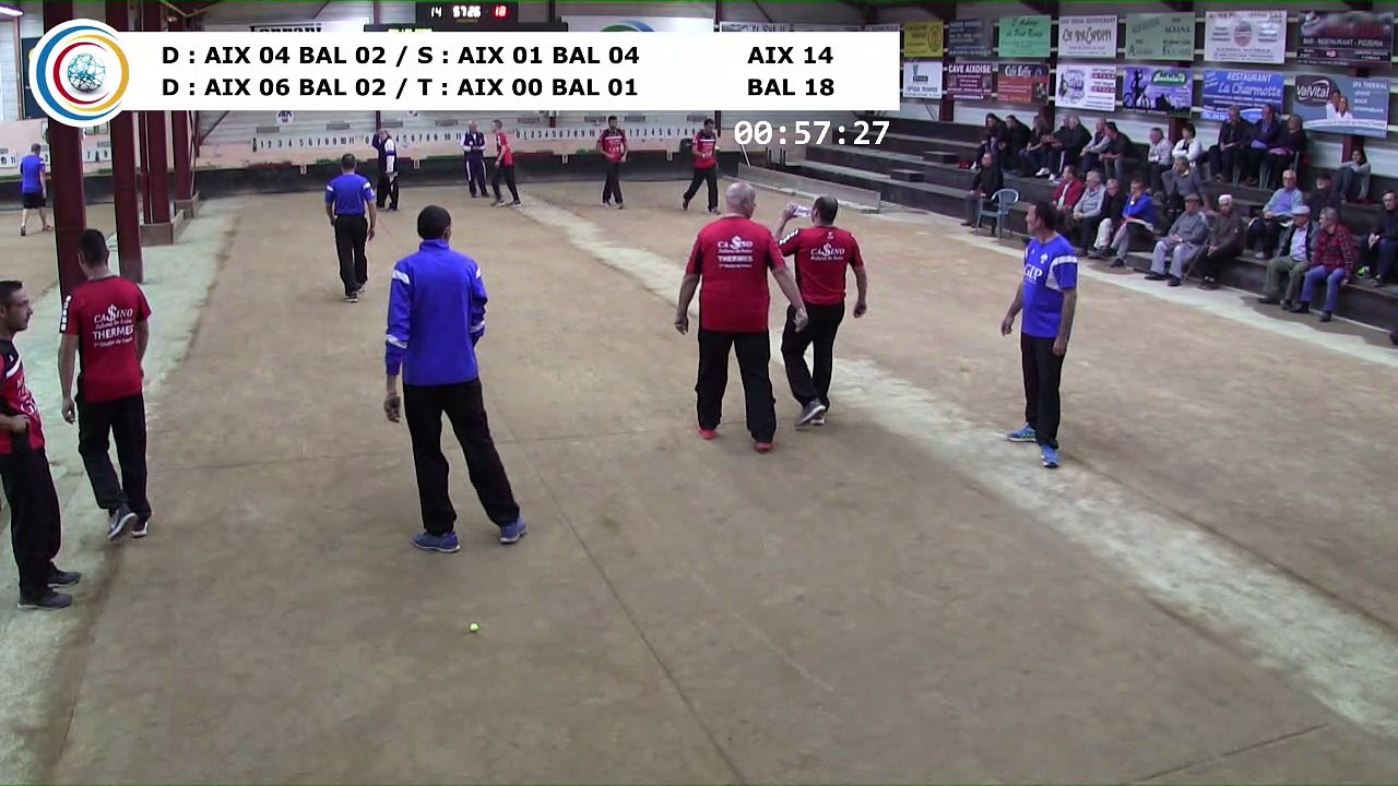 Quatrième tour, Club Elite Masculin J3, Aix-les-Bains contre Balaruc-les-Bains, octobre 2017