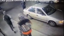 Pizza Deliveryman carjacked in front of gas station
