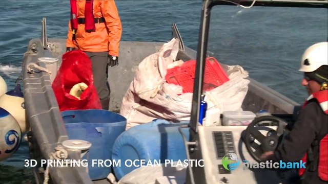 Impression 3D avec le plastique récolté dans les déchets dans l'océan !