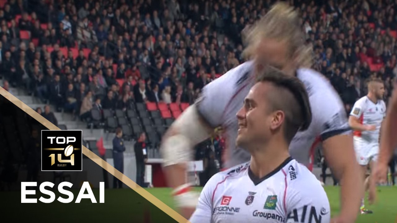 TOP 14 - Essai Benjamin BOTICA (USO) - Lyon - Oyonnax - J8 - Saison 2017/2018