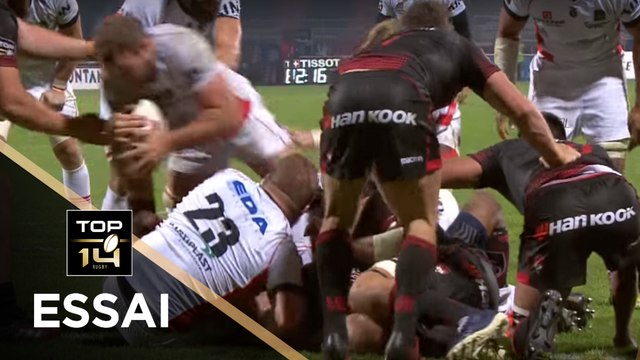 TOP 14 - Essai Curtis BROWNING (USO) - Lyon - Oyonnax - J8 - Saison 2017/2018