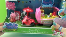 Peppa Pig Furgoneta de los Helados Peppa Pigs Theme Park Ice Cream Van - Juguetes de Peppa Pig