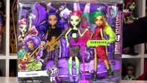 НОВИНКА новые куклы Монстер Хай Клодин Венера Джинафаер FIERCE ROCKERS обзор 2016 Monster High трио
