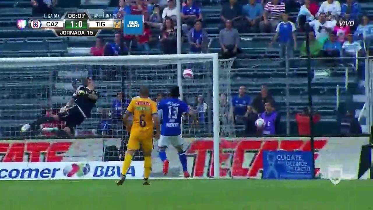 Francisco Silva Goal HD - Cruz Azul 1-0 Tigres UANL - 28.10.2017