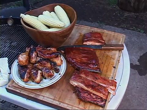 Barbecue Spare Ribs and Sweet Corn by the BBQ Pit Boys