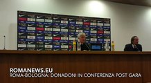 Roma-Bologna, Donadoni in conferenza post gara