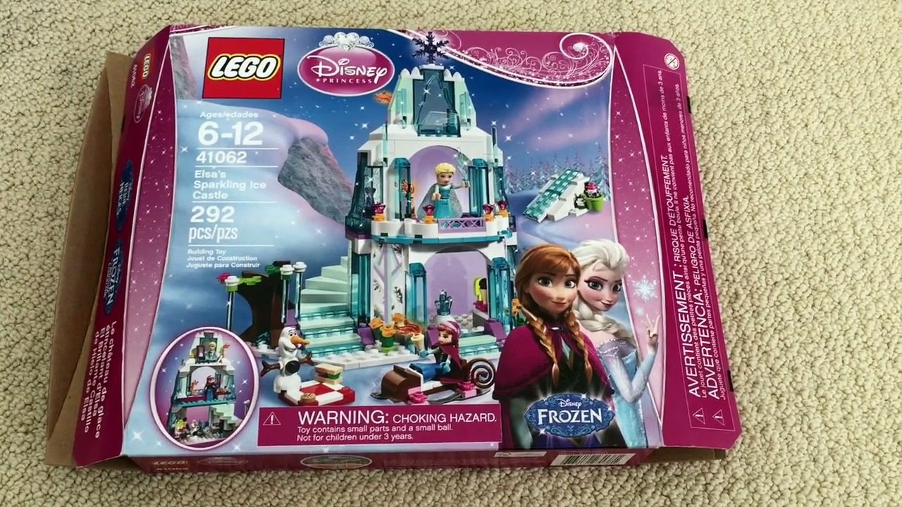 FROZEN LEGO Disney Princess Elsa Anna Olaf Ice Castle - Brand New new Fun Toy Unboxing Review!