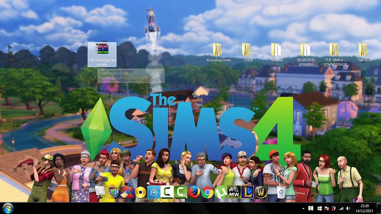 Descargar e Instalar Los Sims 4 Full Español/Actualizado/1Link Mega/Mediafire/Depositfiles