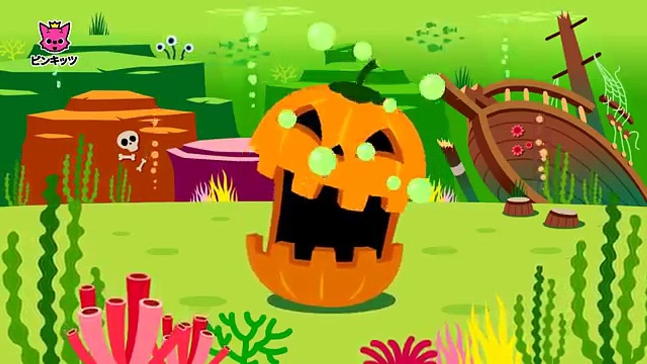 Halloween Sharks _ ハロウィン シャーク _ サメの家族 _ Halloween Songs _ ハロウィンソング _ ピンキッツ英語童謡