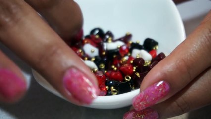 Como hacer un Collar de Cascajos y Piedras Naturales : Pekas Creaciones