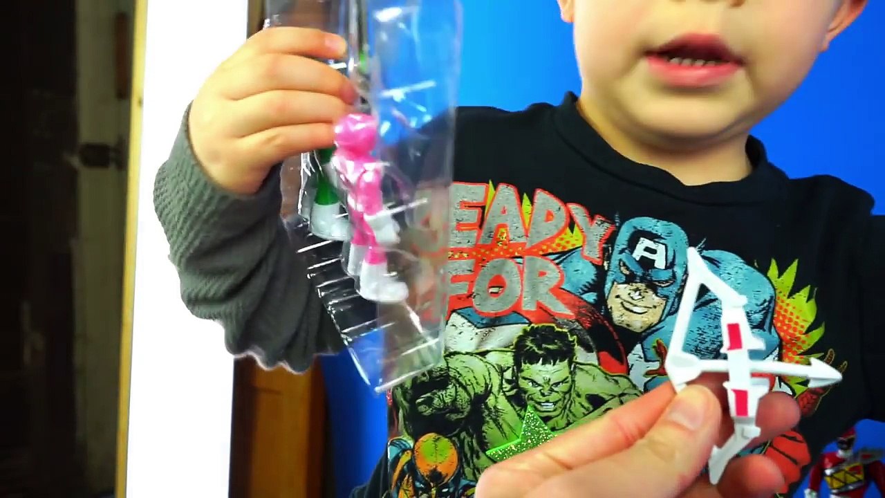 Power Rangers Toys ft Play Doh Power Rangers Giant Surprise Egg & Kinder Joy Surprise Eggs by ToyRap