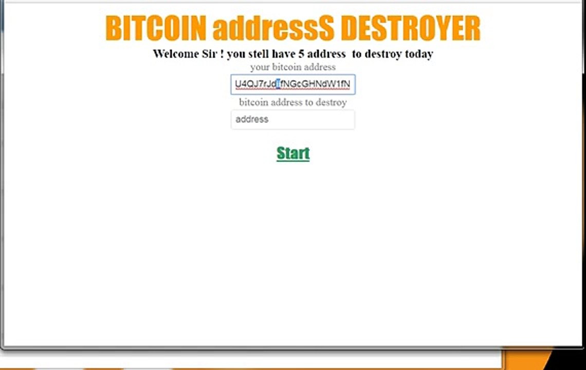 How to steal bitcoin from other address very easy way BITCOIN ADDRESS DESTROYER