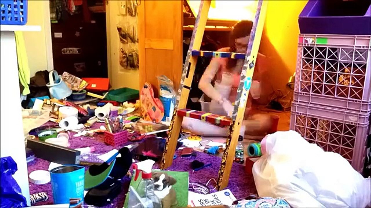 Time lapse of me cleaning my room