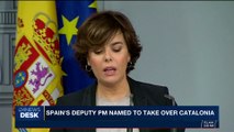 i24NEWS DESK | Spain's deputy PM named to take over Catalonia | Saturday, October 28th 2017