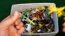 Box Full of Toys: Jurassic Dinosaurs, Animals, Safari Animal, Fish, Reptiles, Dino Toy For Kids