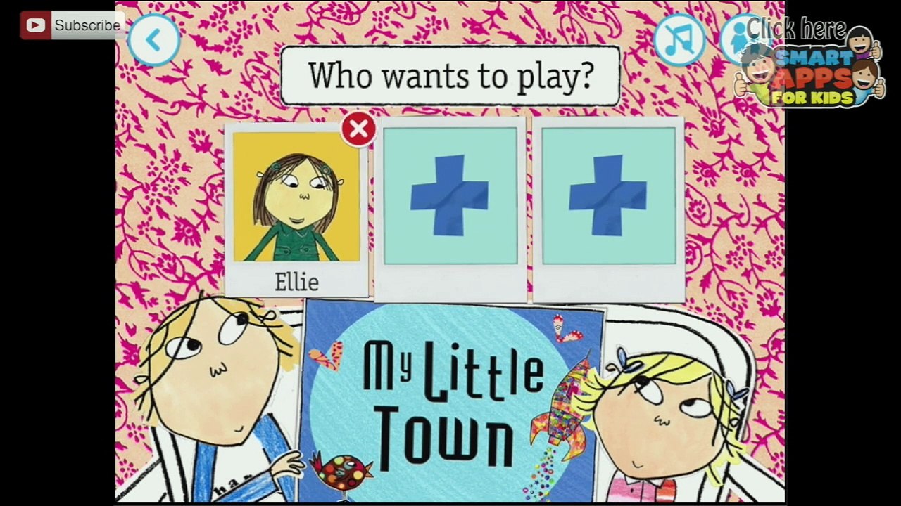 Charlie & Lola: My Little Town Part 1 - Best iPad app demo for kids - Ellie