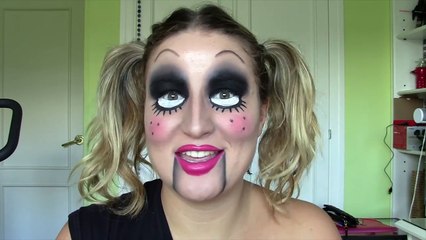 TUTORIAL: Maquillaje de HALLOWEEN!! MUÑECA DIABÓLICA / ventrilocuo