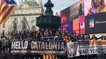 Supporters of Catalan independence gather in London