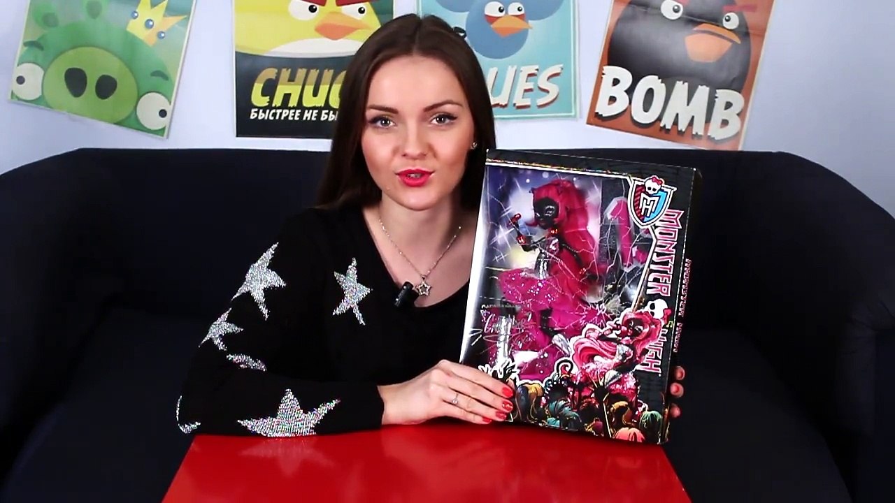 Catty Noir (Кэтти Нуар) Monster High (Школа Монстров) Обзор и Распаковка Review Y7729