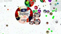 SOLO DOMINATING AGAR.IO GAMEPLAY DESTROYING TEAMS + ULTIMATE BAIT !