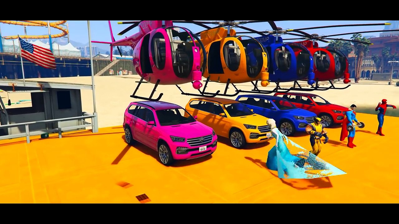 LIGHTNING MCQUEEN DROWNED IN MUD! Rescue w/ Spiderman, Hulk and Wolverine Cartoon for Kids