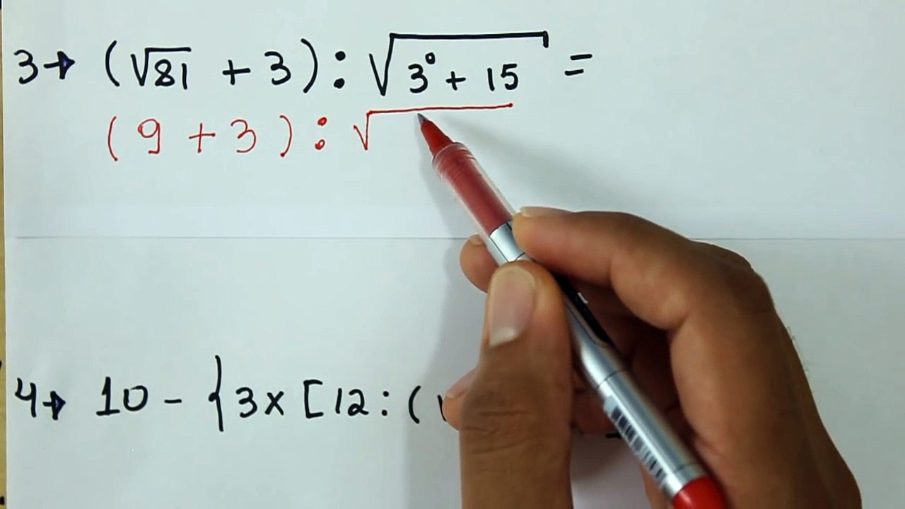 Como resolver expressões numéricas