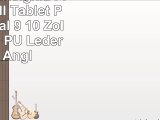 Emartbuy Insignia Flex 101 Zoll Tablet PC Universal  9  10 Zoll  Hot Rosa PU Leder