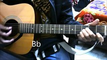Tune Mere Jaana Kabhi Nahi Jaana - Emptiness - Complete Intro Tabs Guitar lesson chords beginners