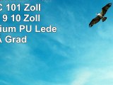 Emartbuy ibowin P180 Tablet PC 101 Zoll Universal  9  10 Zoll  Weiß Premium PU Leder