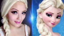 Disney Makeup Tutorial~ Frozen Elsa Makeup Tutorial 冰雪奇緣艾莎化妝 髮型 (仿妝) - JOJO Lau