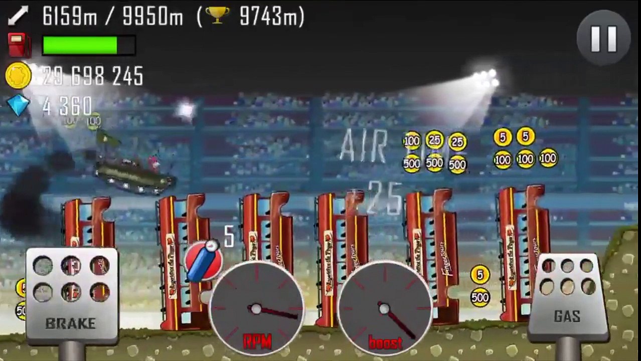 Hill Climb Racing: ARENA 11526m with Super Off road GamePlay