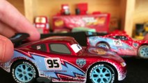 Disney Store Cars Metallic Ice Racers w/ Rubber Tires