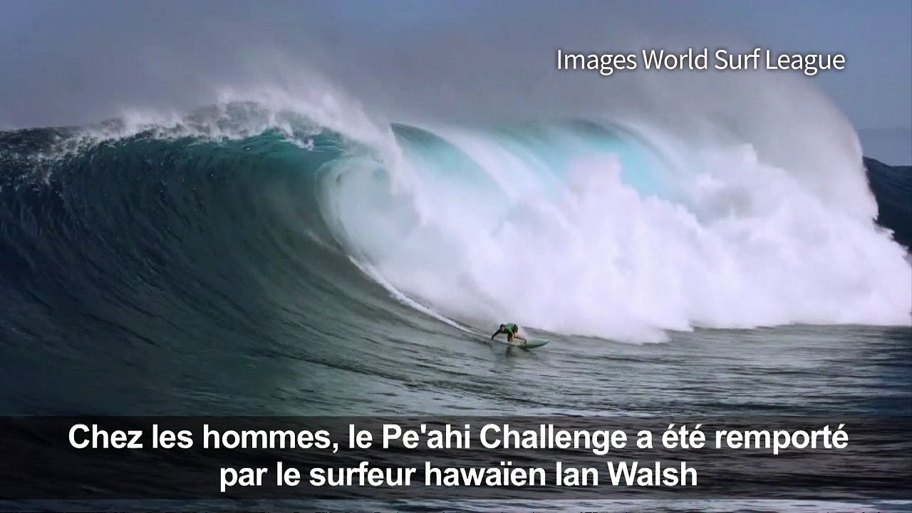 Surf: conditions incroyables à Hawaï pour le "Big Wave tour"