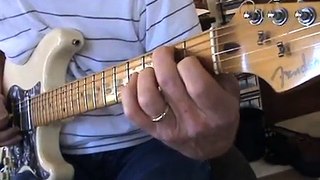 Guitar Solo E Blues rhythm and fills, Tutorial