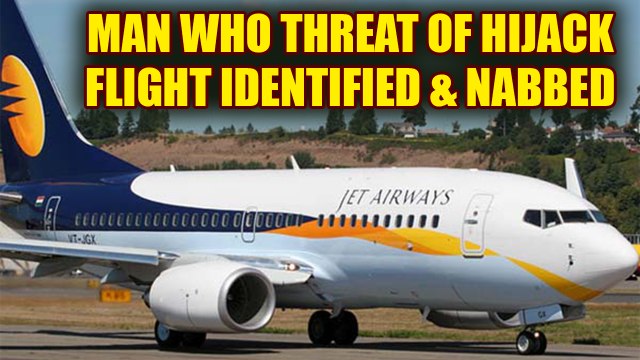 Jet Airways Mumbai-Delhi flight diverted after threat letter, man who kept it identified | Oneindia