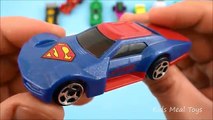 2016 McDONALDS HOT WHEELS DC COMICS SUPER HEROES CARS SET 8 HAPPY MEAL KIDS TOYS COLLECTION REVIEW