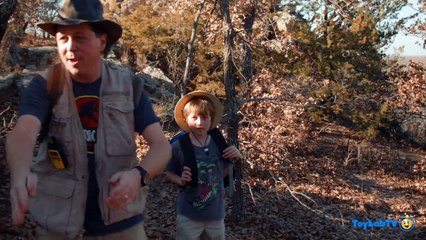 DINOSAUR TOY HUNT w/ Egg Surprise, Lego Batman Movie Kids Toys Collection Opening, Gummy Snake Candy