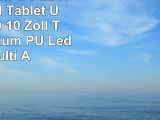 Emartbuy LG G Pad X II 101 Zoll Tablet Universal  9  10 Zoll  Türkis Premium PU Leder
