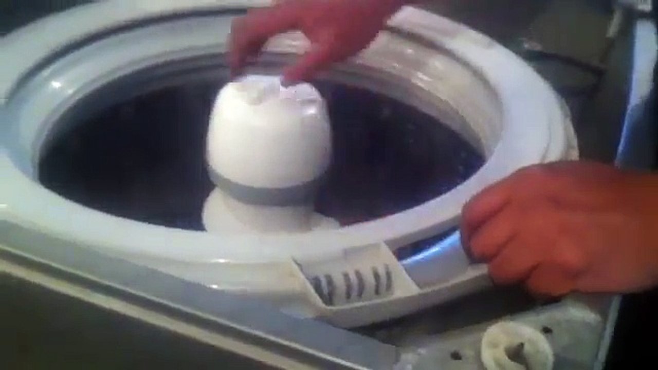 Como reparar tina de lavadora mabe