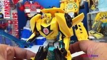 UNBOXING LOTS OF TRANSFORMERS - OPTIMUS PRIME TRUCK BUMBLEBEE RESCUE BOTS ROBOTS IN DISGUISE