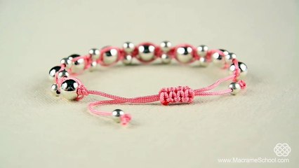 DIY: Alternating Shamballa Bracelet - Easy Tutorial