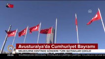 Göndere Türk bayrakları çekildi