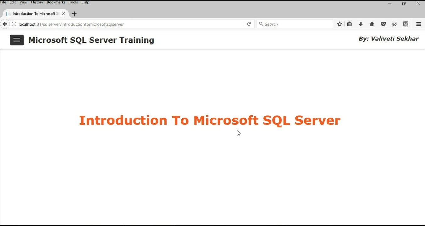 Introduction To Microsoft SQL Server - Part 2