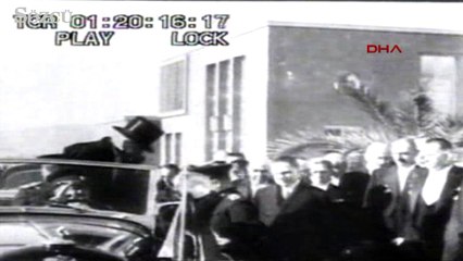 Atatürk'ün katıldığı Cumhuriyet'in 14.yıl kutlamalarından görüntü