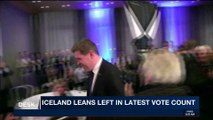 i24NEWS DESK | Iceland leans left in latest vote count | Sunday, October 29th 2017
