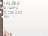 Qwertz Tastatur Tablet Tasche für ALDI Medion Lifetab P8502 MD 99814  2032 cm  8  mit