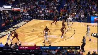 Awesome team play by Pelicans vs Cavaliers!